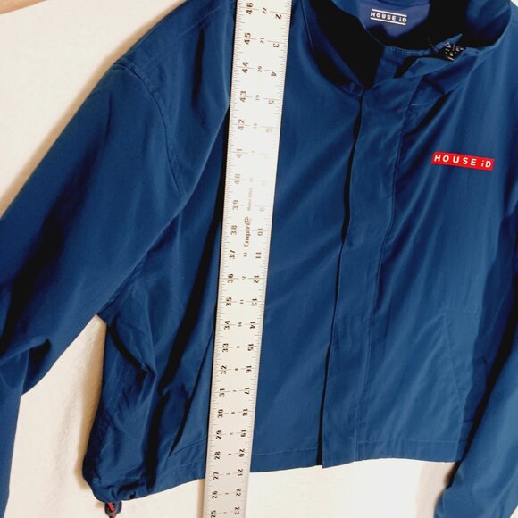 House ID, NWT, Jacket, Cropped Cargo Jacket, Navy Blue, Contemporary, Unisex - Picture 10 of 15